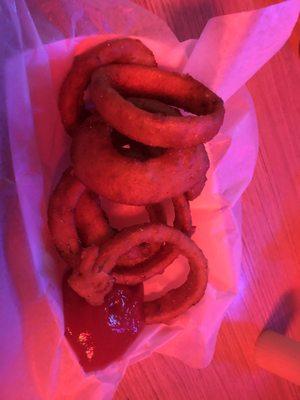 Hand made onion rings!