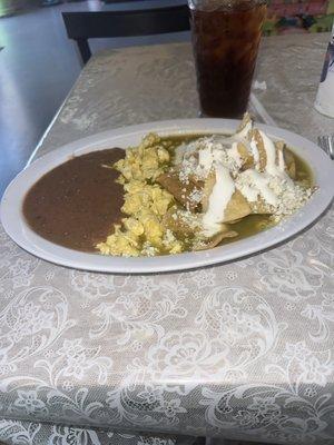 Chilaquiles with Salsa Verde