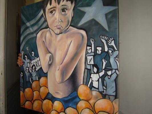 "Oranges" painting