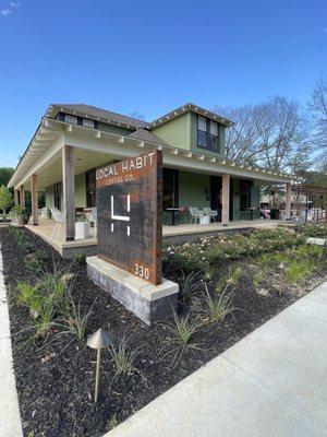 Delicious coffee awaits you in this quaint restored home. Check out the massive wrap around porch!!!