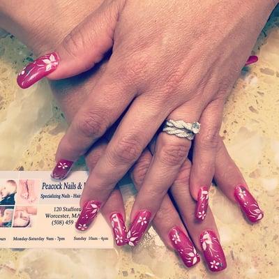 Beautifully Pink! @PeacockNailsHair