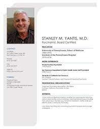 Dr. Stanley Yantis, MD - Resume and Qualifications