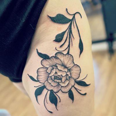 This large graphic rose by pico