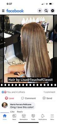 Excellent Balayage highlights