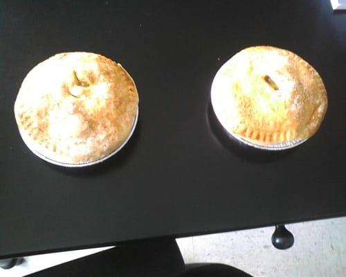 Pic of pineapple pies without my  big hand in the middle.....