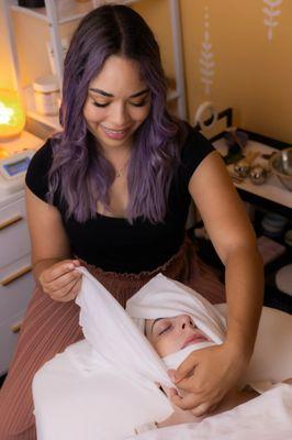 Our facials are completely customized to your unique skin