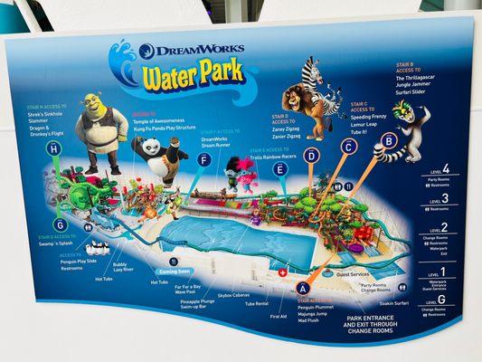 Water park map