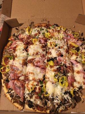 The works pizza