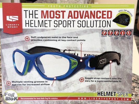 Work hard; play harder. Activewear eye protection for sports including motorcycle riding.