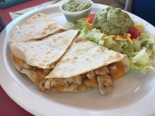 Chicken quesadillas