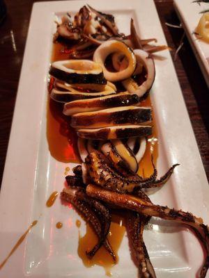 Grilled squid