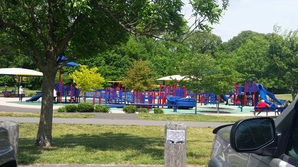 This playground is HUGE!