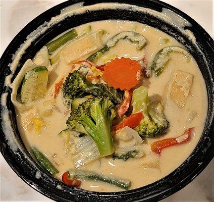 Vegetable Green Curry.