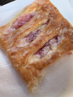 Strawberry cream cheese danish