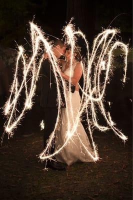 Sparkler fun