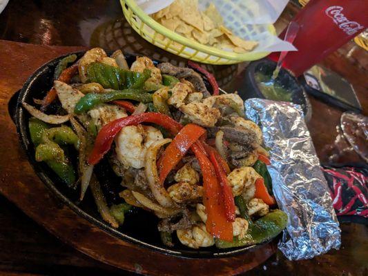 Fajitas - veggies were particularly good