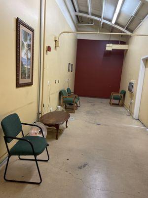 Customer waiting room