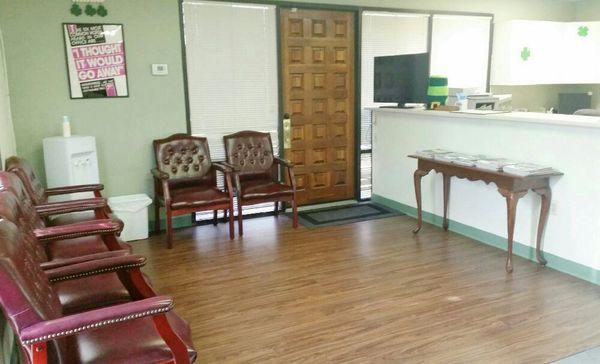 Our front office and waiting room