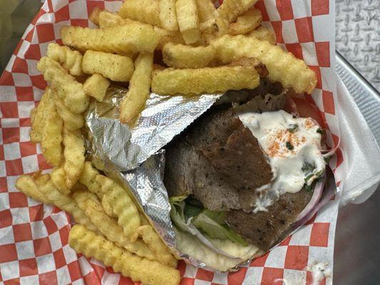 1. Traditional Gyro Wrap