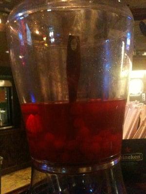 Cherries soaked in Everclear