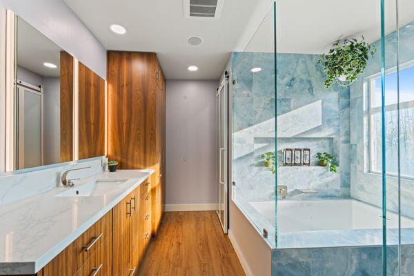 Beautiful bathroom remodel