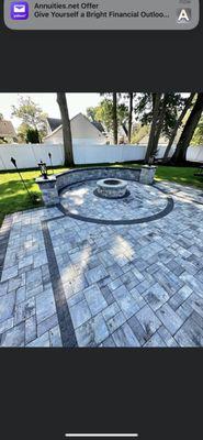 Grey patio