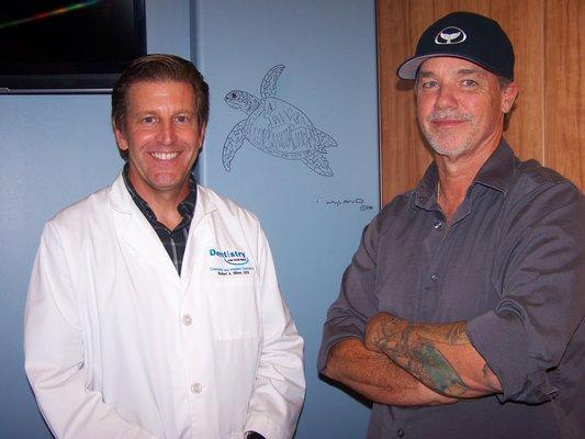 Dr. Milner meeting with Wyland