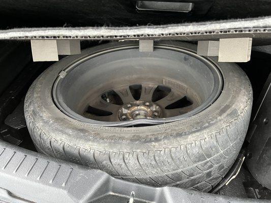 Bent wheel damage