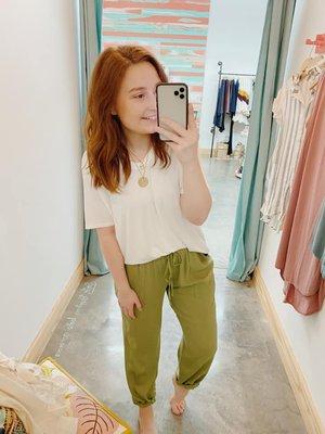 You guys are looooving these NEW styles  Pair these pants with our Time To Chill Top (pictured) & sandals for the perfect beachy look!