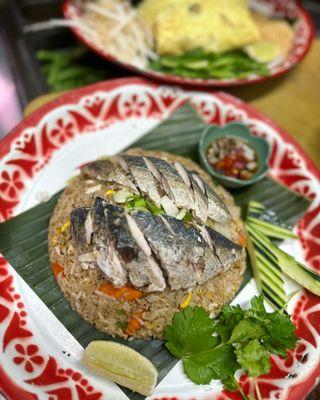 Mackerel fried rice