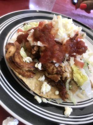 Chicken tostadas