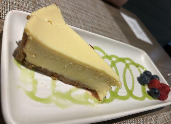 Authentic key lime pie. So good.