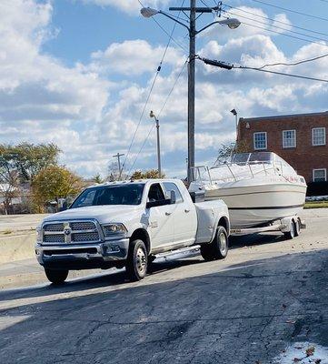 Boat storage? Yes, we offer that service.