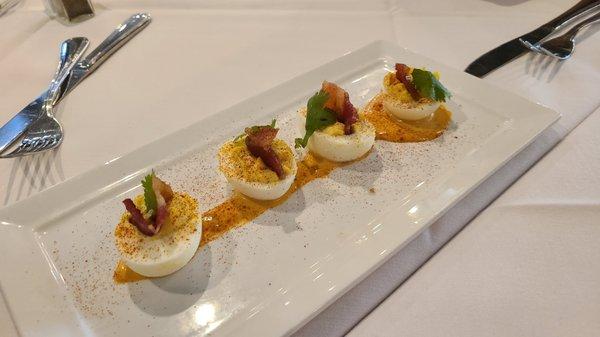 million dollar deviled eggs