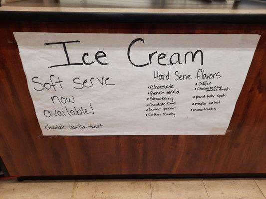 Now serving ice cream