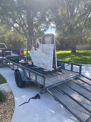 New Granite counters arriving