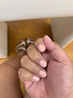 Gel Manicure and voesh pedicure