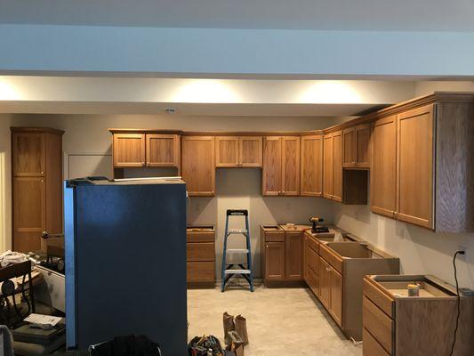 Cabinet Install