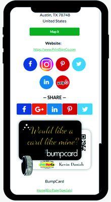 Are you a DIGITAL yet?
 https://printsignco.thebumpcard.me/