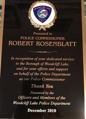 Robert Rosenblatt Police Commissioner