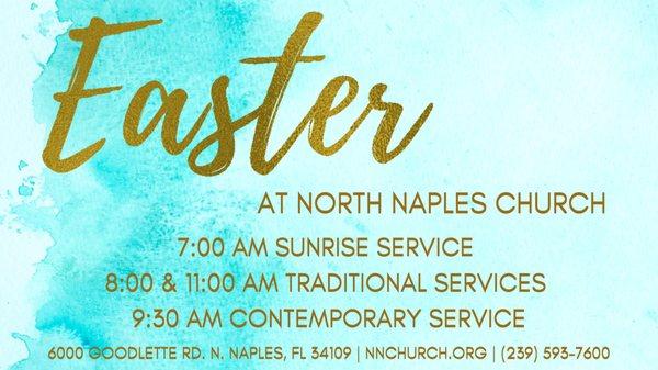 Join us for Easter!