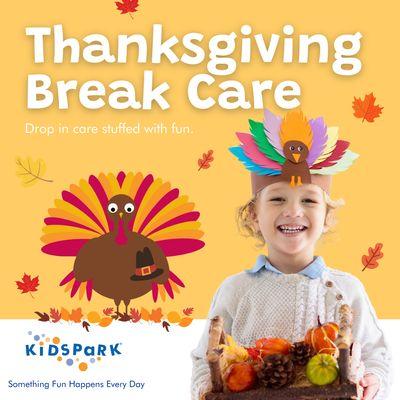 Whether you need care for an hour or the whole day, KidsPark is here to help.