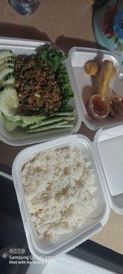 Larb Chicken Take-out