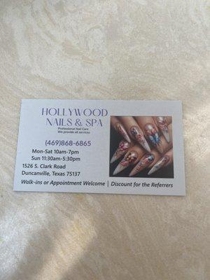 Hollywood Nail