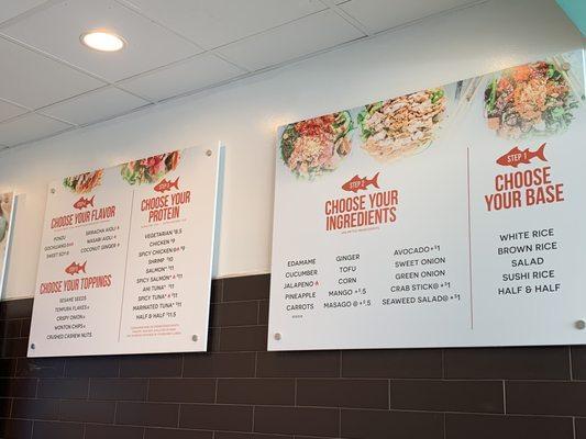 Menu boards