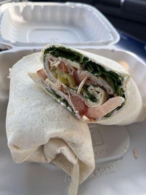 'Wrap It' turkey wrap.