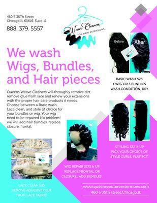 The Weave Cleaners
 #cleanbundles #cleanhair #cleanweave #cleanwigs