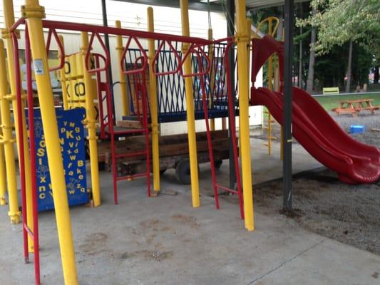 Covered play structure