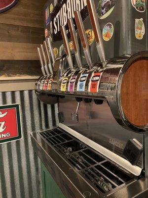 Soda bar on tap