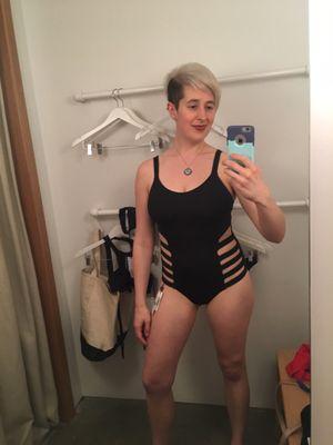 My fierce new swimsuit! Thanks for the help, ladies!!!